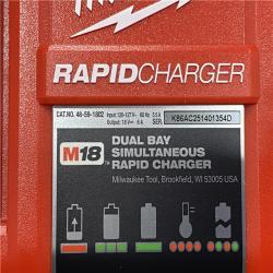 AS-IS Milwaukee 18-Volt Lithium-Ion Dual Bay Rapid Battery Charger