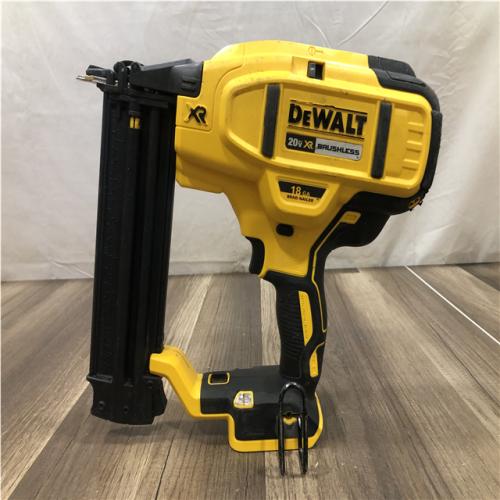 AS-IS DEWALT 20V MAX XR Lithium-Ion Electric Cordless 18-Gauge Brad Nailer (Tool Only)