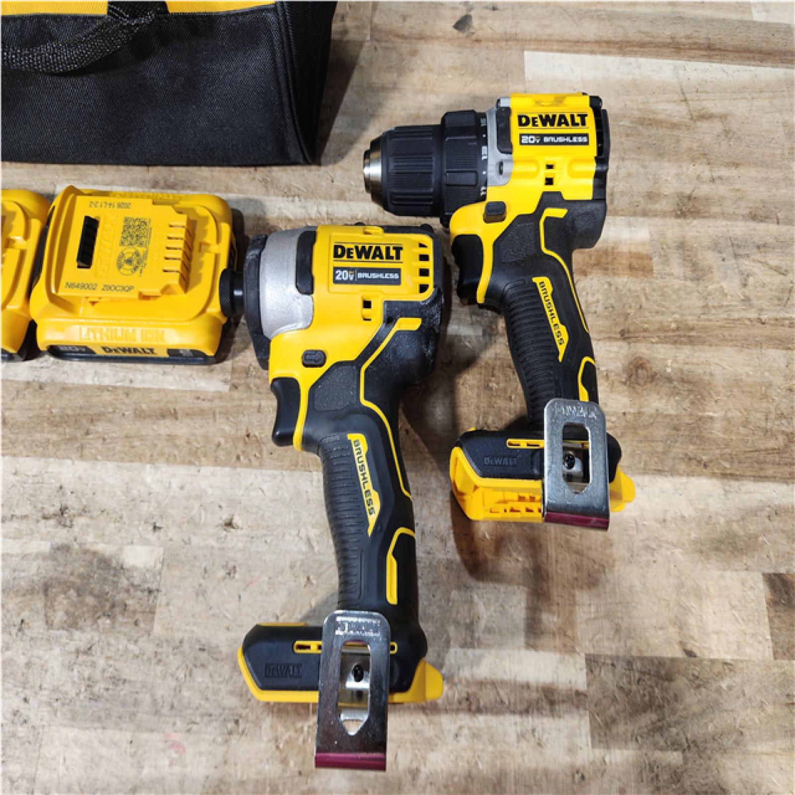 HOUSTON LOCATION - AS - IS DEWALT ATOMIC 20-Volt MAX Lithium-Ion Cordless Combo Kit