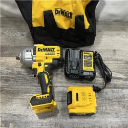 AS-IS DEWALT 20V MAX Lithium-Ion Cordless 1/2 in. Impact Wrench Kit