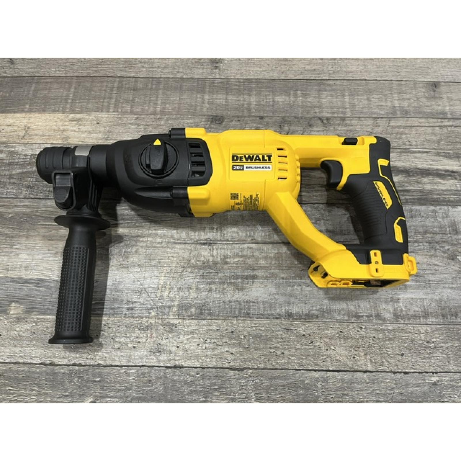 AS-IS DEWALT 20V MAX Cordless Brushless 1 in. SDS Plus D-Handle Concrete and Masonry Rotary Hammer (Tool Only)
