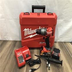 AS-IS Milwaukee FUEL 18V Lithium-Ion Brushless Cordless 1/2 in. Drill/Driver Kit