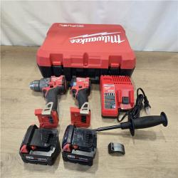 AS-IS Milwaukee FUEL 18V Cordless Hammer Drill and Impact Driver Combo Kit