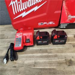 HOUSTON LOCATION - AS-IS (APPEARS LIKE NEW) MILWAUKEE FUEL 18V Lithium-Ion Brushless Cordless Hammer Drill and Impact Driver Combo Kit (2-Tool) with 2 Batteries