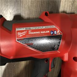 AS-IS Milwaukee FUEL 3-1/2 in. 18-Volt 21-Degree Lithium-Ion Brushless Cordless Framing Nailer (Tool-Only)