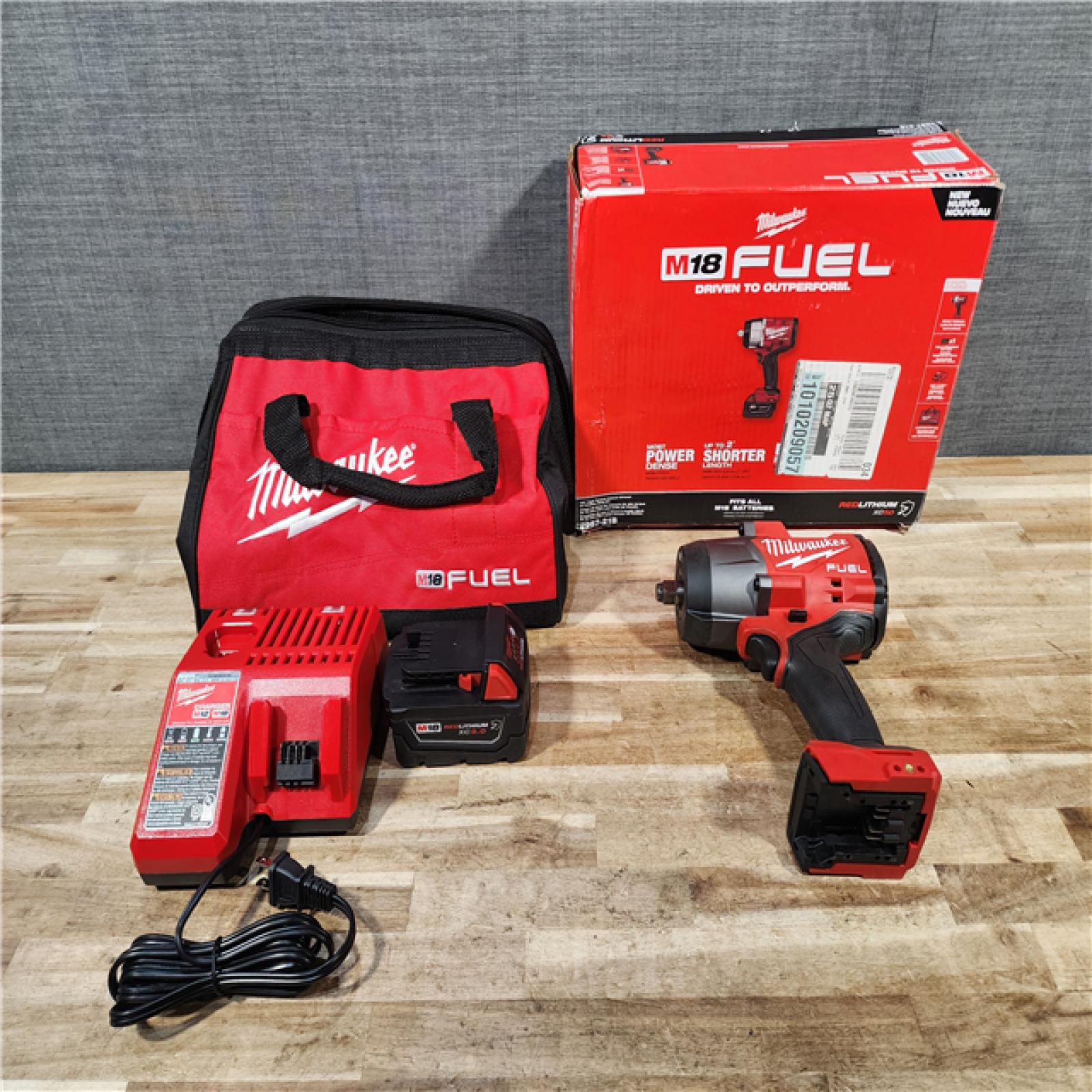 HOUSTON LOCATION - AS-IS Milwaukee FUEL 18V Lithium-Ion Brushless Cordless 1/2 in. Impact Wrench w/Friction Ring Kit