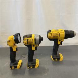 AS-IS - DEWALT 20V MAX Lithium-Ion Brushed Cordless (10-Tool) Combo Kit
