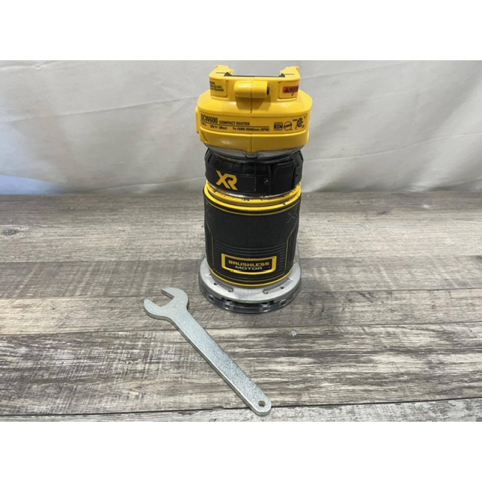 AS-IS DEWALT 20V MAX XR Cordless Brushless Fixed Base Compact Router (Tool Only)