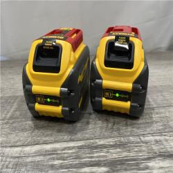AS-IS DEWALT FLEXVOLT 20V/60V MAX Lithium-Ion 6.0Ah Battery Pack (2 Pack)