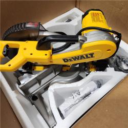 As-Is- DeWalt 15 Amp Corded 12 in. Compound Double Bevel Miter Saw