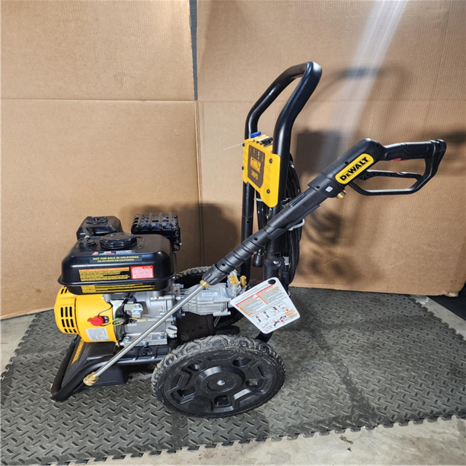 HOUSTON LOCATION - AS-IS DEWALT 3400 PSI 2.5 GPM Gas Cold Water Pressure Washer with 208cc Engine