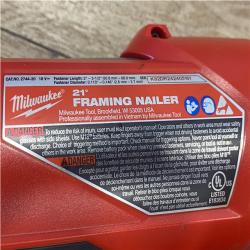AS-IS Milwaukee FUEL 3-1/2 in 18V 21-Degree Lithium-Ion Brushless Cordless Nailer (Tool Only)