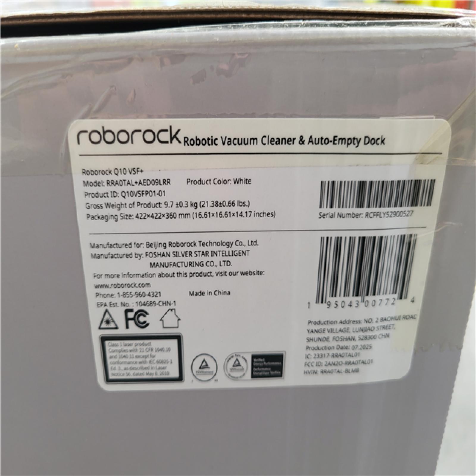 CALIFORNIA AS-IS ROBOROCK Q10 SERIES