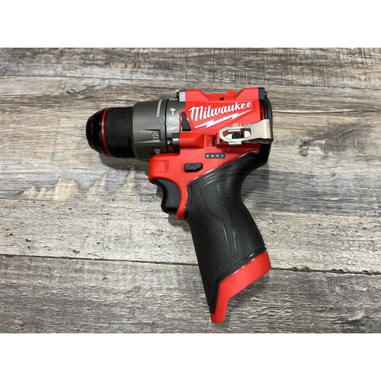 AS-IS Milwaukee  FUEL 12-Volt Lithium-Ion Brushless Cordless 1/2 in. Hammer Drill Kit