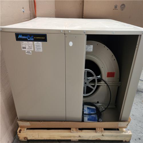 Phoenix AS-IS MasterCool 7000 CFM 2-Speed Down-Draft Roof 12 in. Media Evaporative Cooler for 2300 sq. ft. (Motor Not Included)