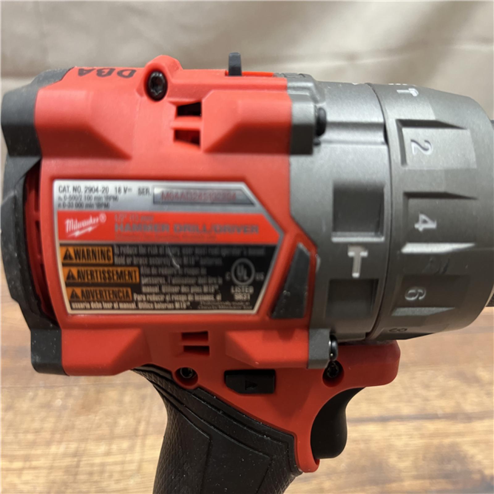 AS-IS MILWAUKEE M18 18-Volt Lithium-Ion Brushless Cordless FUEL Combo Kit (5-Tool) with 2-Batteries, 1-Charger, and Tool Bag