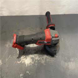 AS-IS- Milwaukee FUEL 18-Volt Lithium-Ion Brushless Cordless 4-1/2 in./5 in. Grinder W/Paddle Switch (Tool-Only)