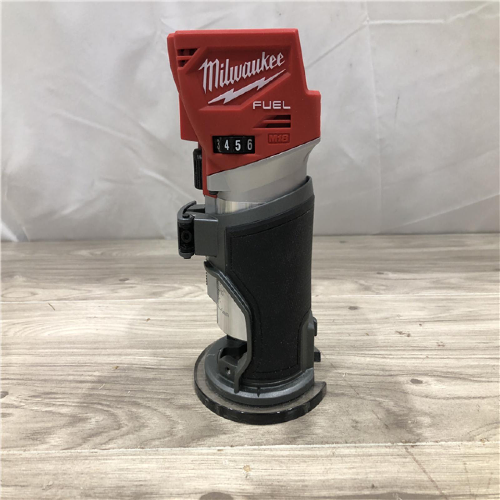 AS-IS Milwaukee FUEL 18V Lithium-Ion Cordless Compact Router (Tool-Only)