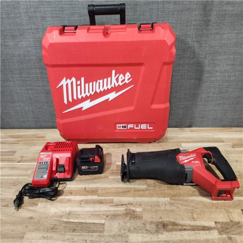 HOUSTON LOCATION - AS-IS Milwaukee FUEL 18V Lithium-Ion Brushless Cordless SAWZALL Reciprocating Saw Kit