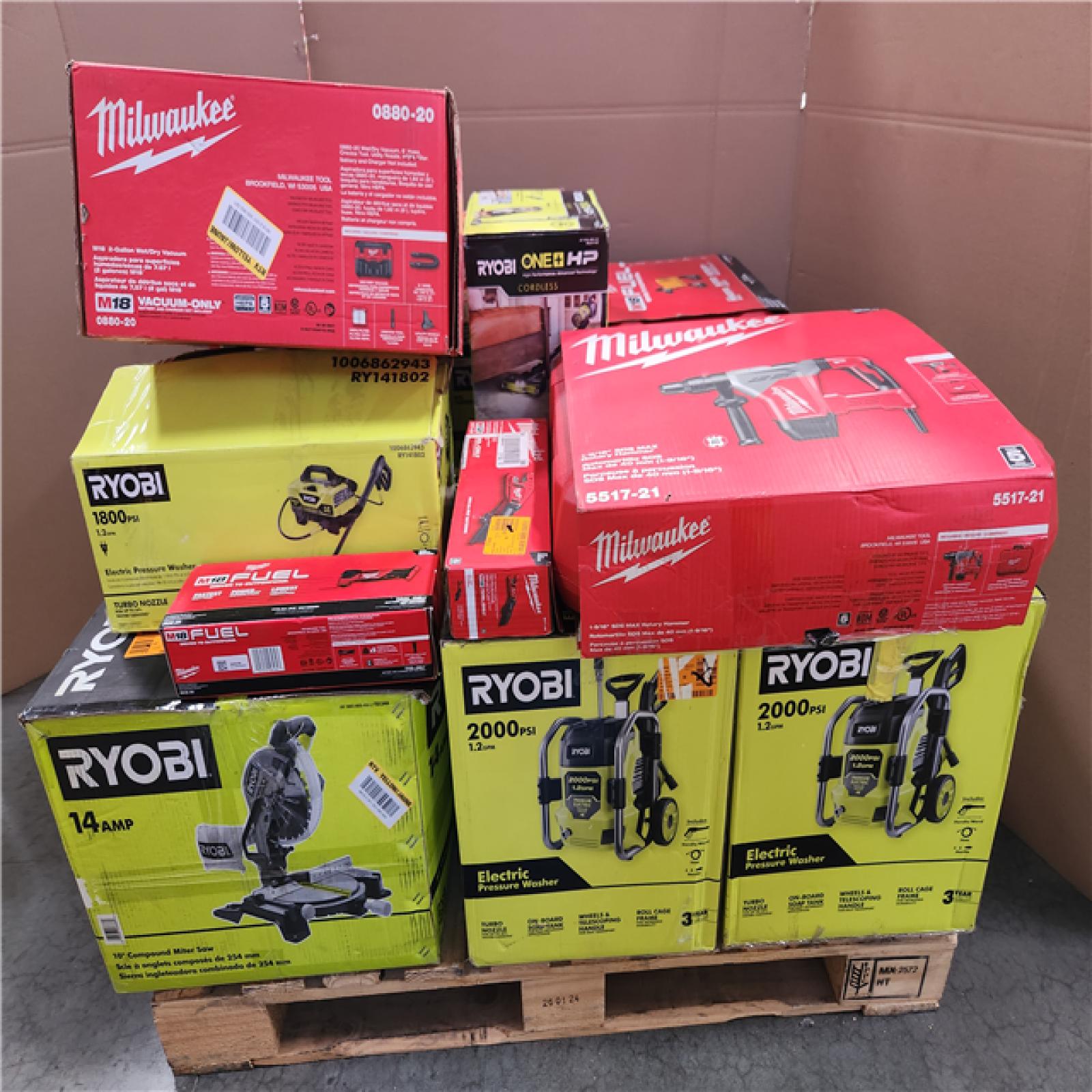 CALIFORNIA AS-IS TOOL PALLET