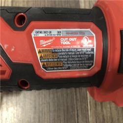 AS-IS Milwaukee 18V Lithium-Ion Cordless Drywall Cut Out Rotary Tool (Tool-Only)