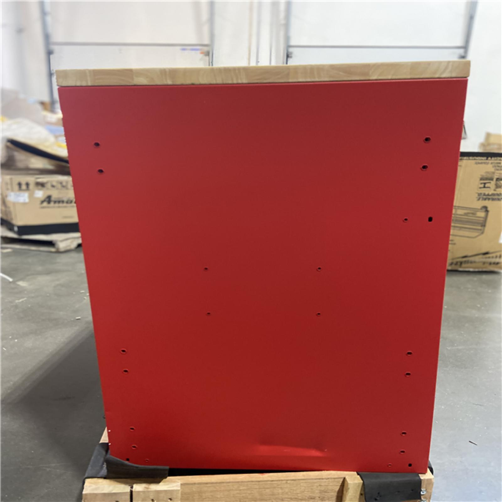 DALLAS LOCATION -  Milwaukee Tool Storage 52 in. W x 22 in. D Heavy Duty Red Mobile Workbench Cabinet