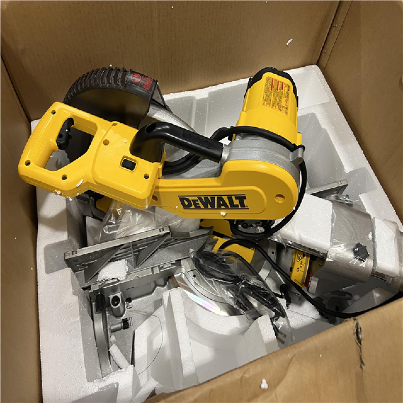 As-Is- DeWALT  12in Double Bevel Sliding Compound Miter Saw