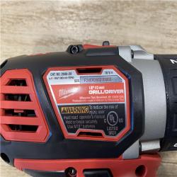 AS-IS Milwaukee M18 18V Lithium-Ion Cordless 1/2 in. Drill Driver (Tool-Only)
