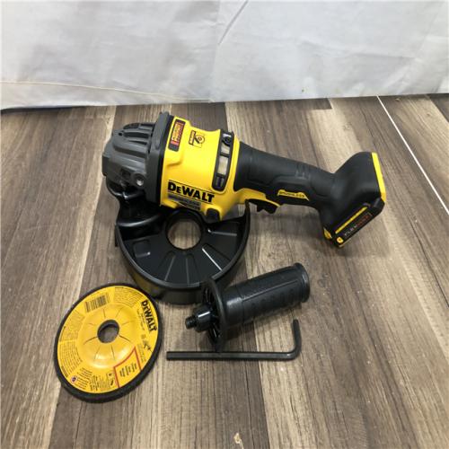 AS-IS DEWALT FLEXVOLT 60V MAX Cordless Brushless 4.5 in. to 6 in. Small Angle Grinder with Kickback Brake (Tool Only)