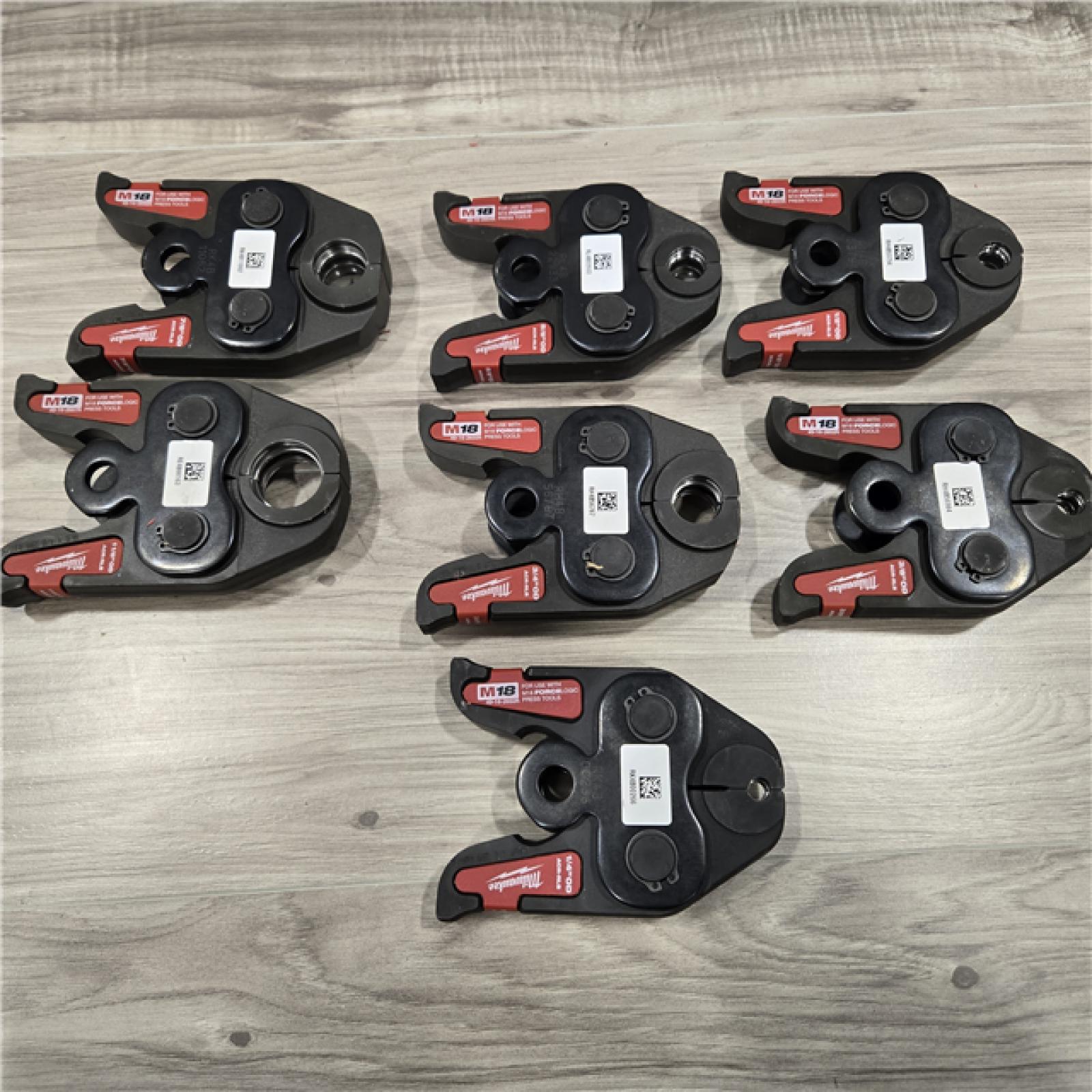 AS-IS M18 Press 1/4 in. to 1-1/8 in. Copper Press Tool Jaw Set for RLS ACR Press Fittings (7-Jaws Included)