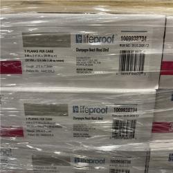 DALLAS LOCATION - Lifeproof Champagne Beach Wood 30 MIL x 8.7 in. W x 48 in. L Click Lock Waterproof Luxury Vinyl PALLET-(28 CASES)