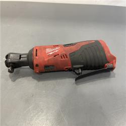 AS-IS - MILWAUKEE 2457-20 .38 in. M12 Cordless Ratchet Only