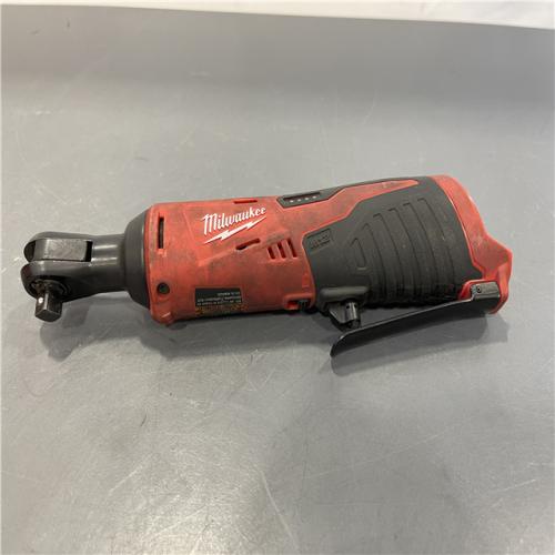 AS-IS - MILWAUKEE 2457-20 .38 in. M12 Cordless Ratchet Only