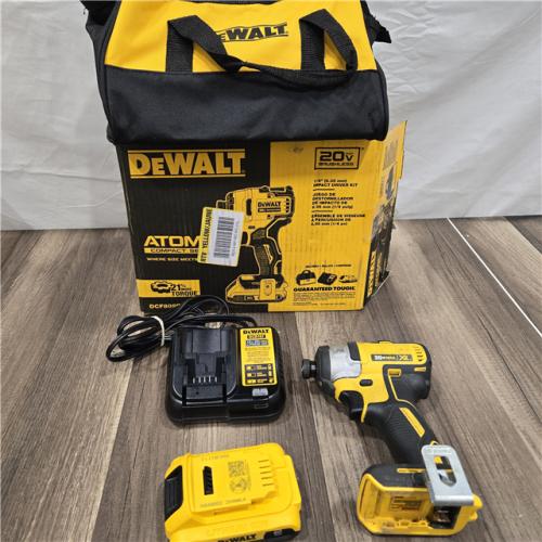 GOOD DEWALT ATOMIC 20V MAX* Brushless Cordless Compact 1/4 in. Impact Driver Kit