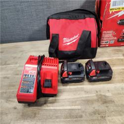 HOUSTON LOCATION - AS-IS Milwaukee 18V Cordless Brushed 2-Tool Drill/Driver and Impact Driver Kit
