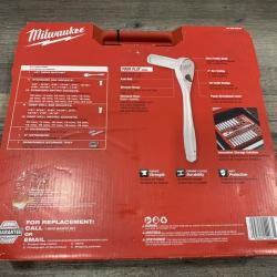 NEW - Milwaukee 1/2 in. Drive SAE/Metric Ratchet and Socket Mechanics Tool Set (47-Piece)