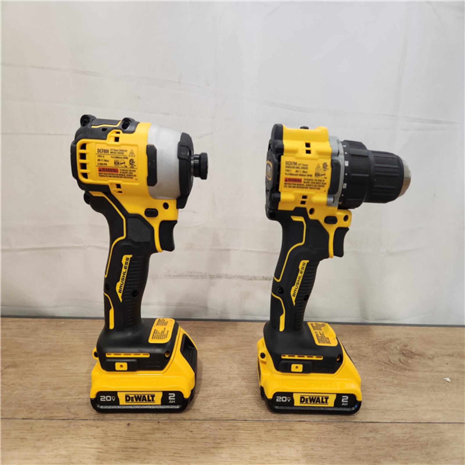 AS-IS- DEWALT ATOMIC 20-Volt MAX Lithium-Ion Cordless Combo (2-Tool) Kit