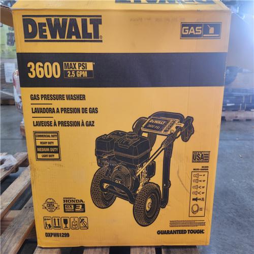 Phoenix AS-IS DEWALT 3600 PSI 2.5 GPM Cold Water Gas Professional Pressure Washer with HONDA GX200 Engine