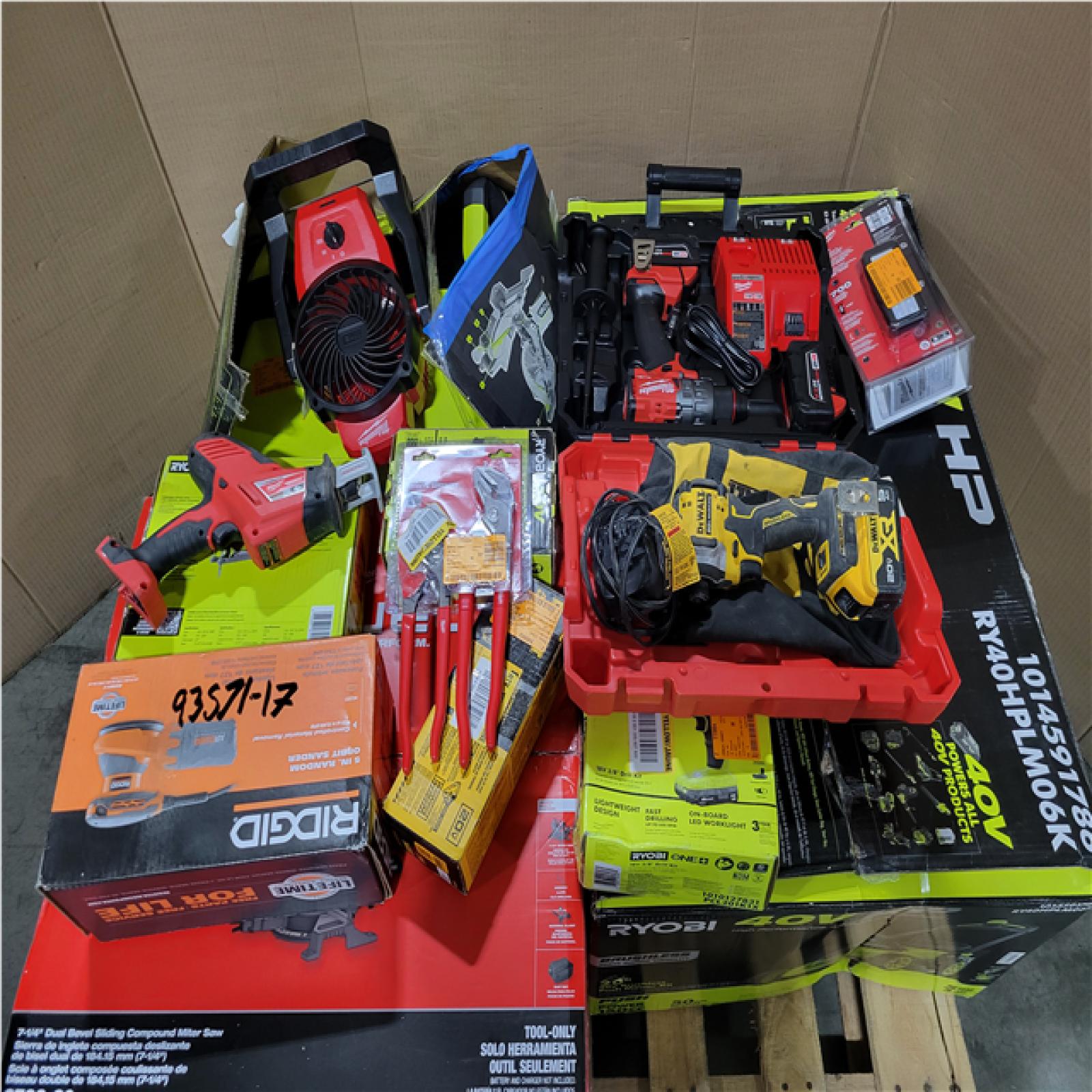 CALIFORNIA AS-IS TOOL PALLET
