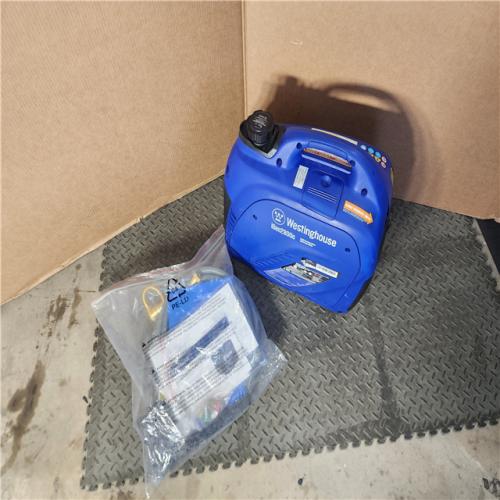 HOUSTON LOCATION - AS-IS Westinghouse Outdoor Power Equipment 2800 Peak Watt Super Quiet & Lightweight Portable Inverter Generator, Gas Powered, CO Sensor, Parallel.