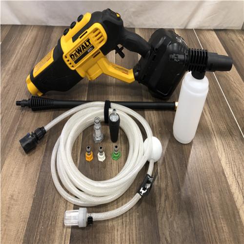 AS-IS DEWALT 20V MAX 550 PSI 1.0 GPM Cold Water Cordless Power Cleaner with 4-Nozzles (Tool Only)
