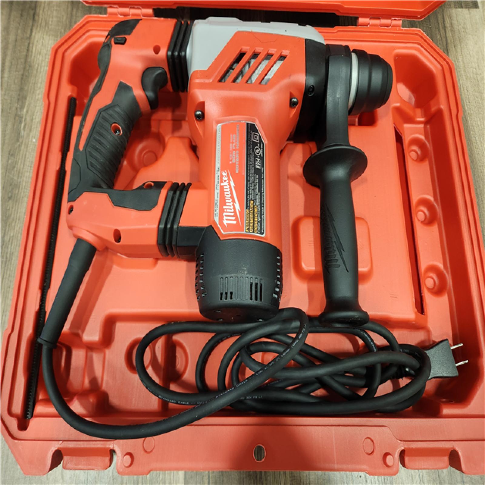 AS-IS- Milwaukee 1-1/8 in. Corded SDS-Plus Rotary Hammer