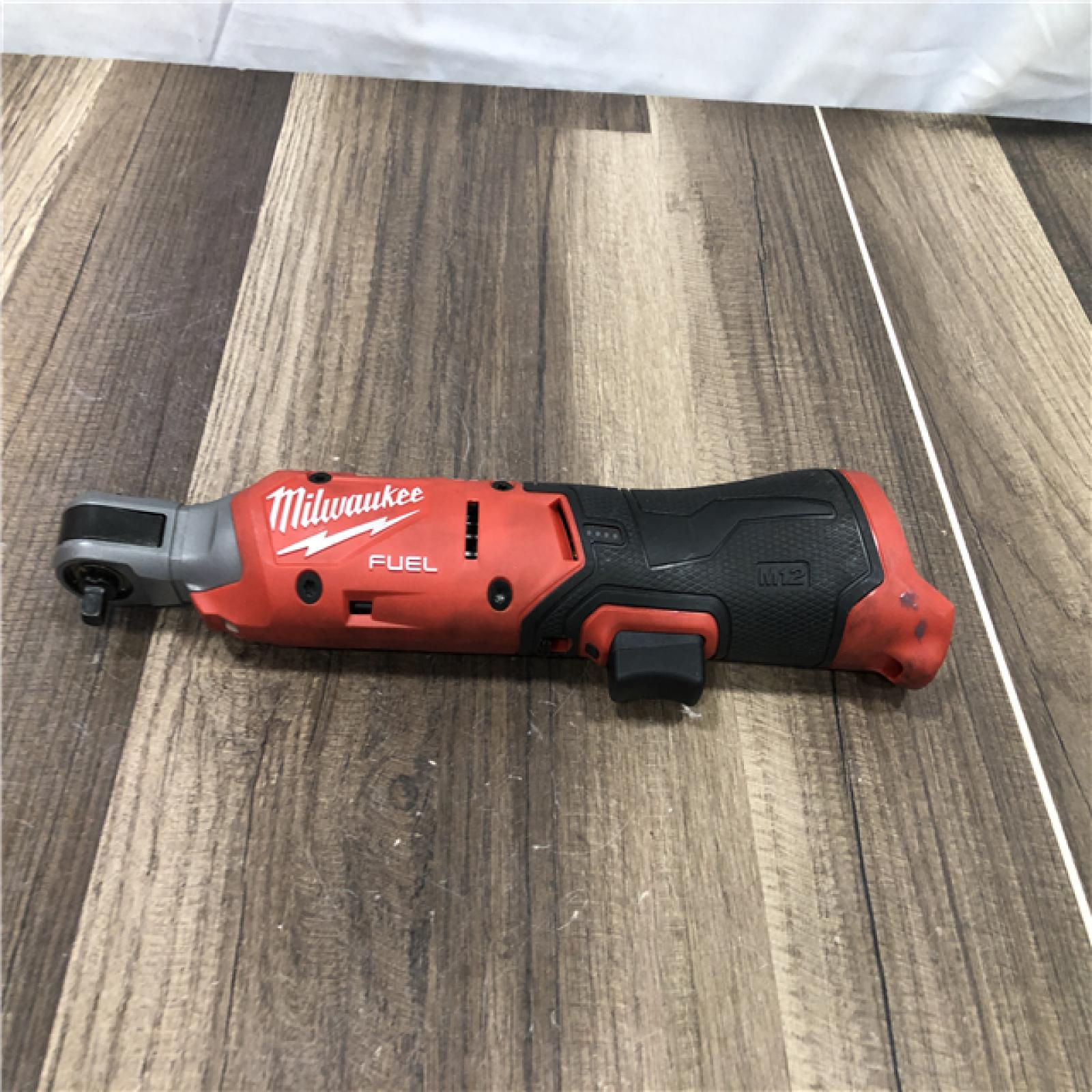 AS-IS  Milwaukee FUEL 12-Volt Lithium-Ion Brushless Cordless High Speed 3/8 in. Ratchet (Tool-Only)