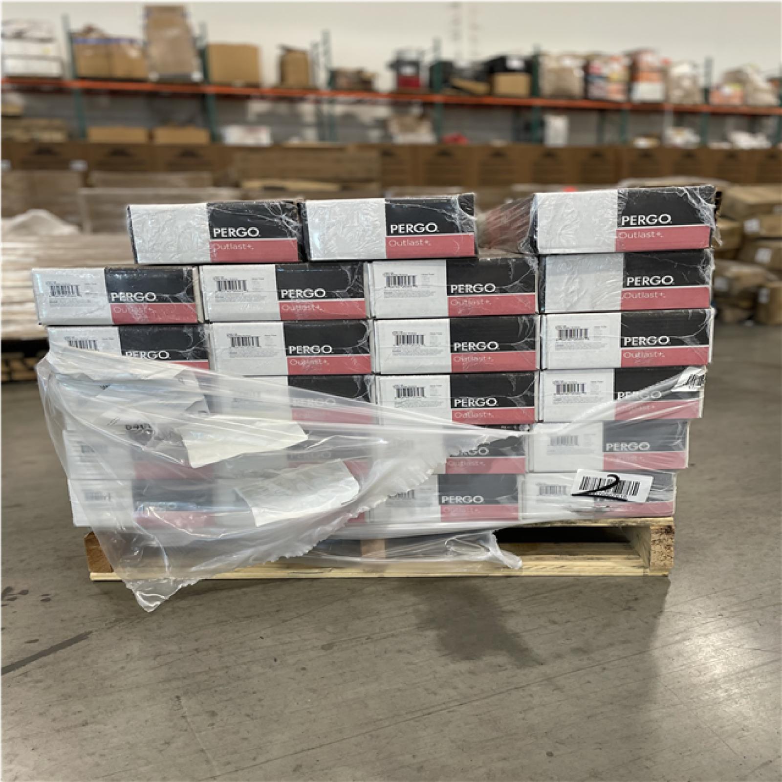 DALLAS LOCATION-  Pergo Outlast+ Hobbs Amber Hickory 12 mm T x 7.4 in. W Waterproof Laminate Wood Flooring PALLET-(23 CASES)