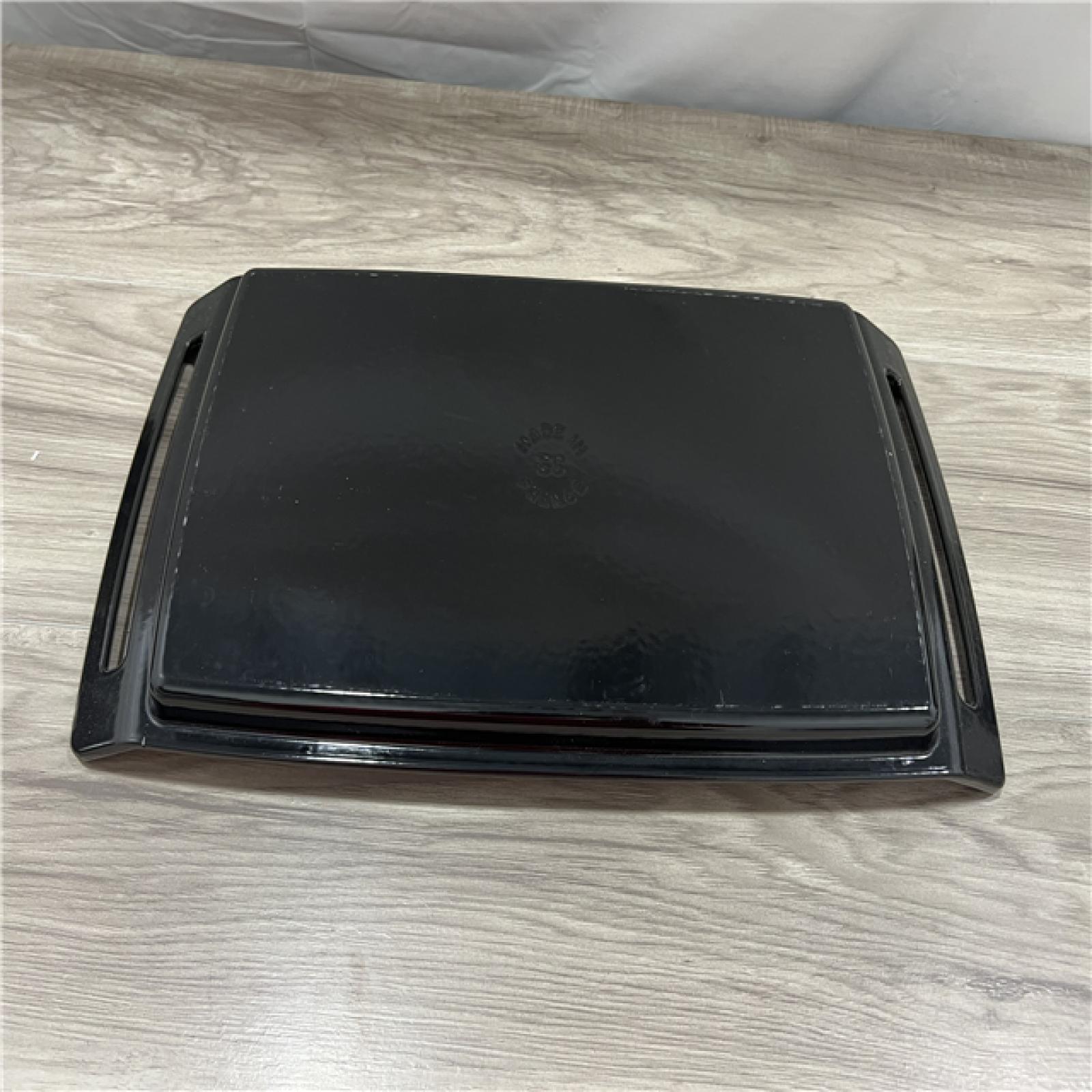 STAUB  40509-340-0 Le Plancha Rectangular  Cast Iron  Black  38 Cm