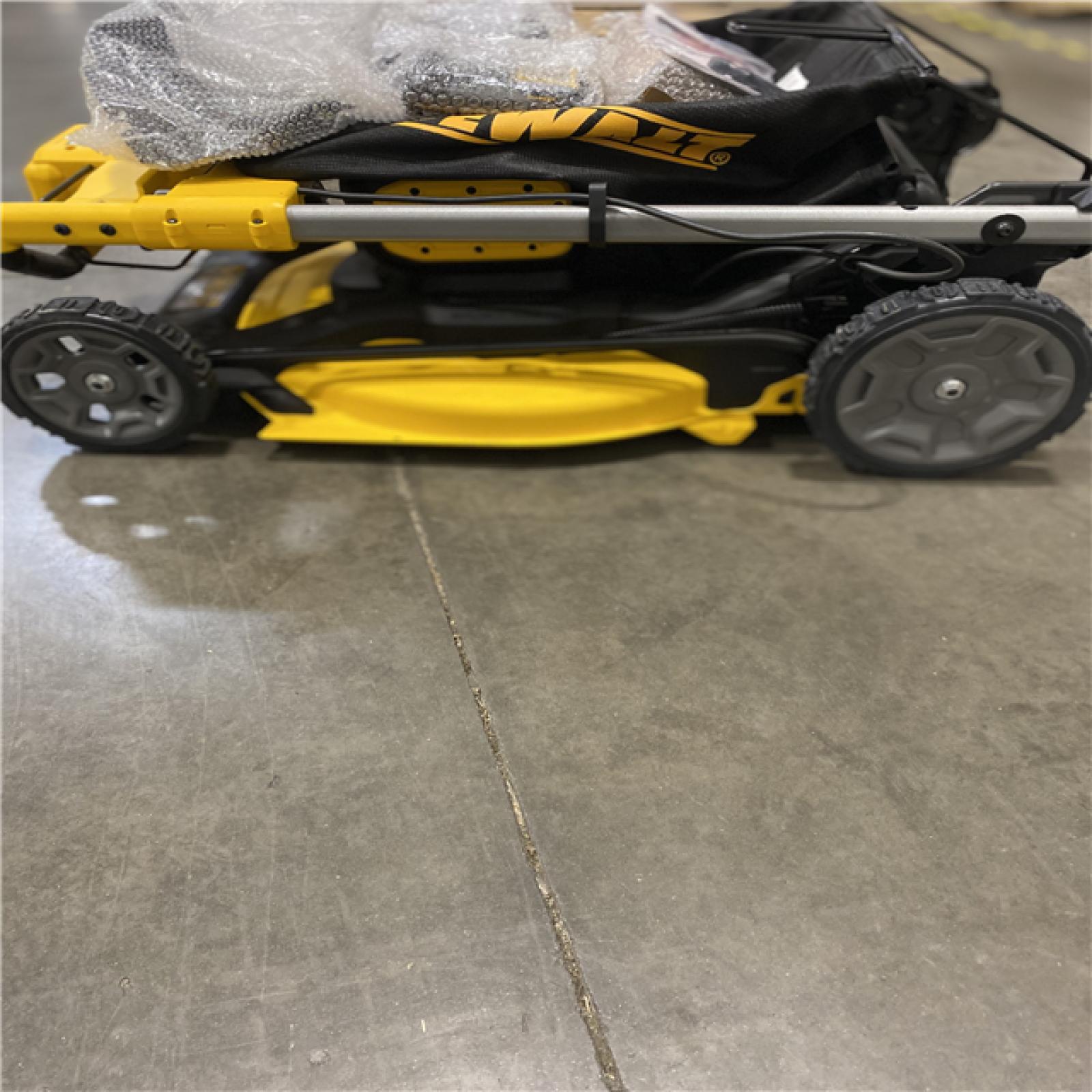 Dallas Location - As-Is  DEWALT 2x20V MAX 21 in. Cordless Battery Powered Self Propelled Lawn Mower Kit with (2) 10 Ah Batteries and Chargers