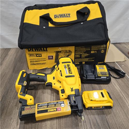 AS-IS DEWALT XR 18 GA NARROW CROWN STAPLER KIT (DCN681D1)