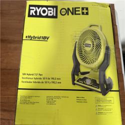 California NEW/Sealed Ryobi One+ 18V Hybrid 7.5 Fan (Tool Only)