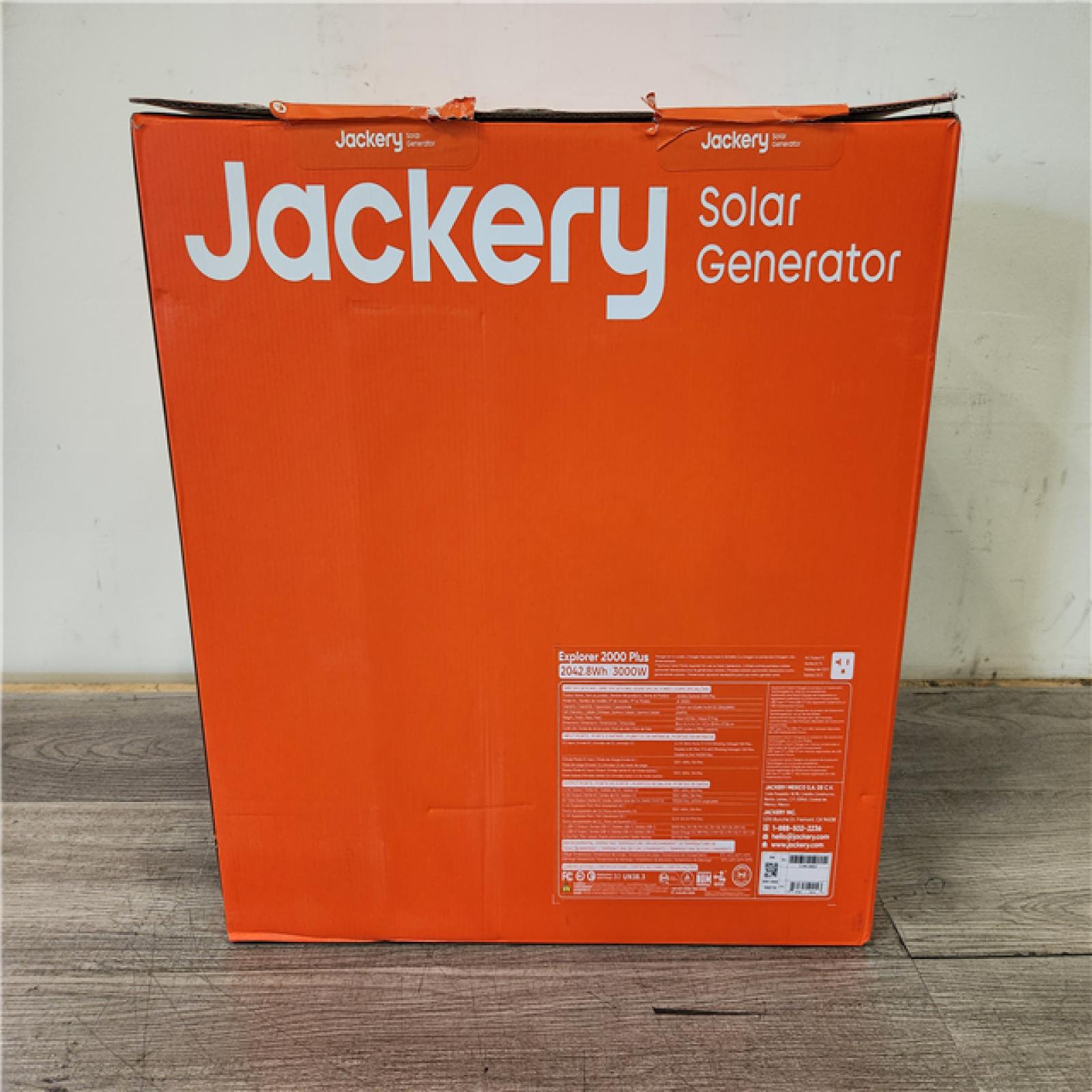 Phoenix Location NEW Jackery Solar Generator Explorer 2000 Plus 2042.8Wh/ 3000W Model No. Je-2000C (SEALED)