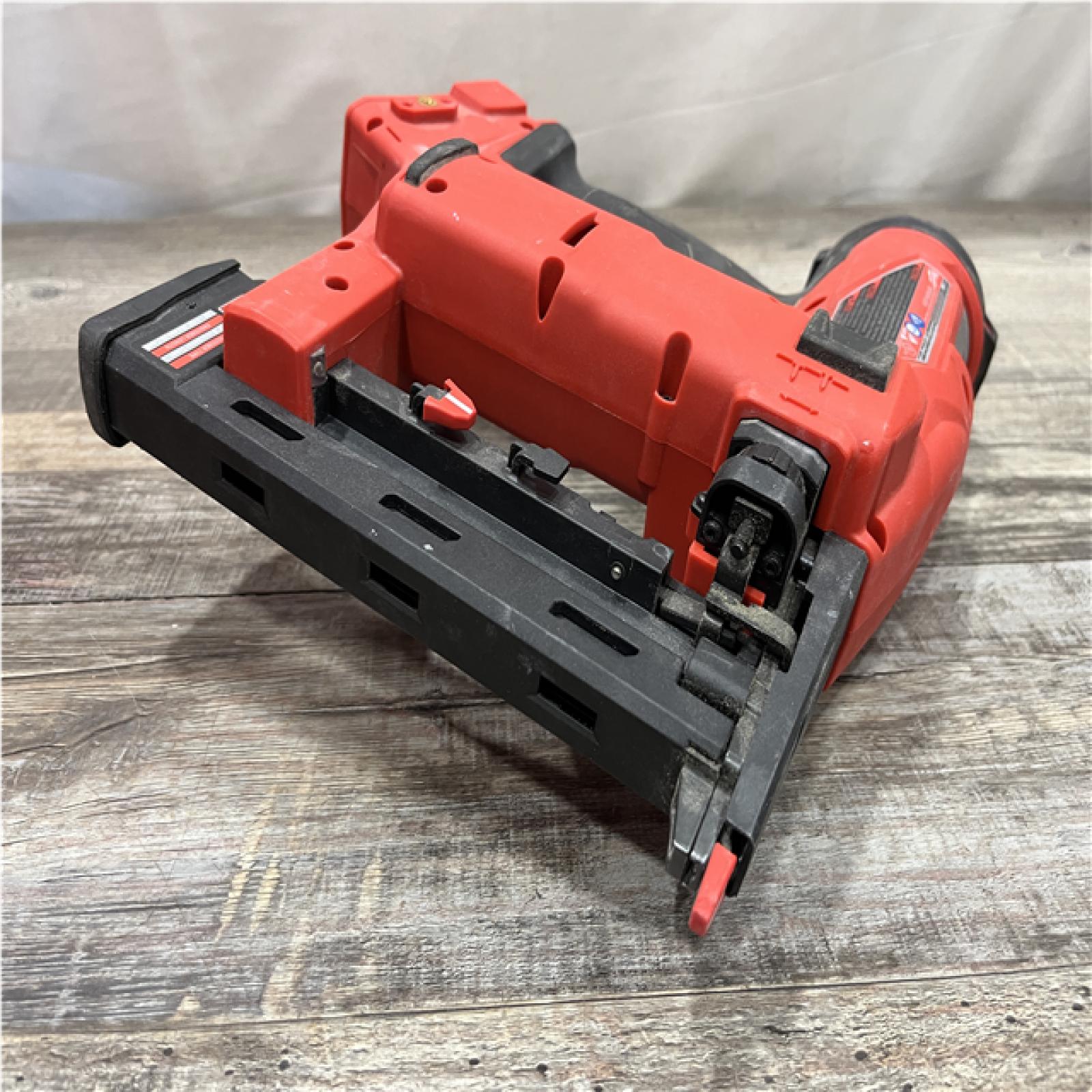 AS-IS Milwaukee FUEL 18-Volt Lithium-Ion Brushless Cordless 18-Gauge 1/4 in. Narrow Crown Stapler (Tool-Only)